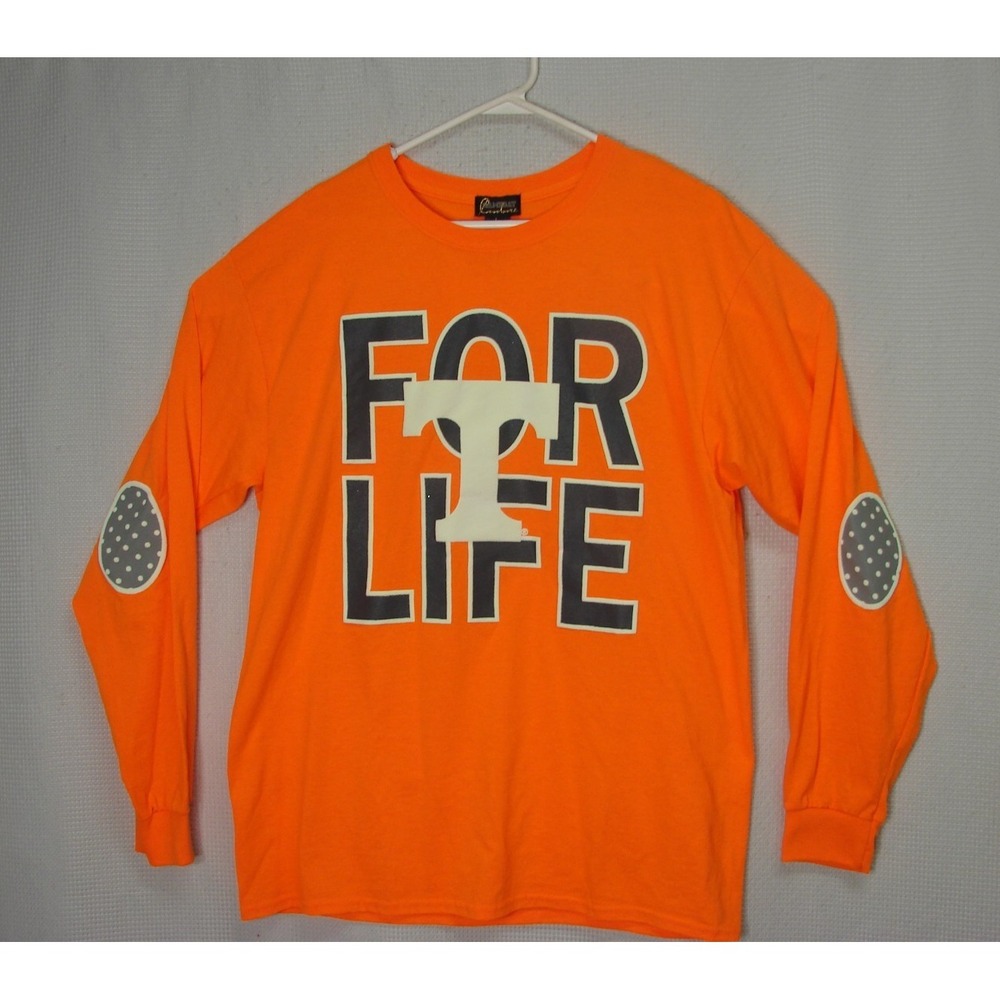 Gameday Couture Tennessee Volunteers For Life Long Sleeve Shirt Elbow Patches L